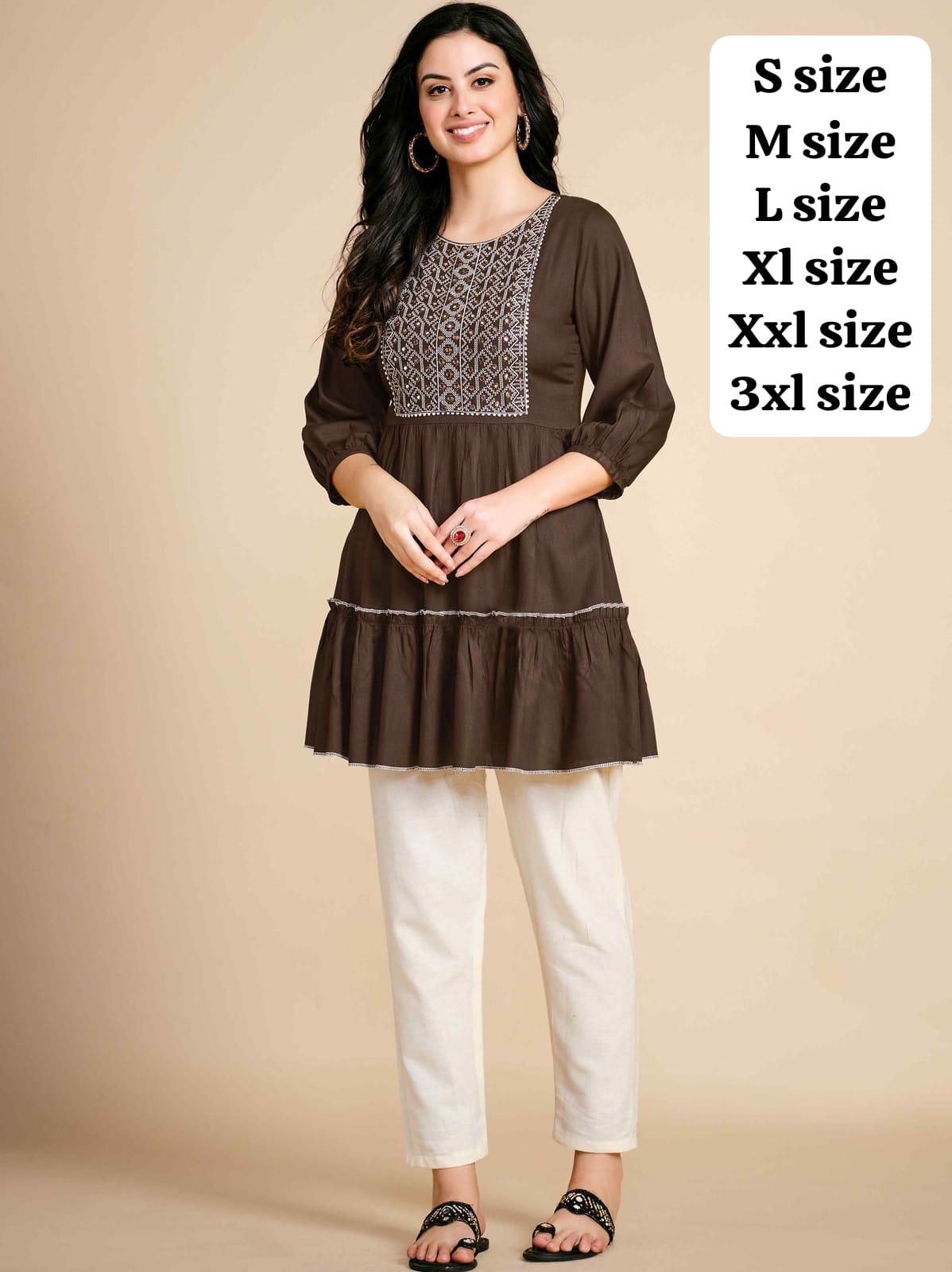 Sweet By NSF Rayon Embroidery Wholesale Ladies Top Suppliers In Mumbai